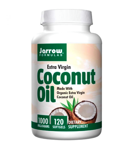 Jarrow Formulas Coconut Oil Extra Virgin (Кокосова олія) 1000 мг, 120 капс. JRW-16047 фото