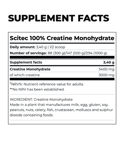 Scitec Nutrition Creatine Monohydrate Креатин, 300 г Scitecnutrition-18 фото