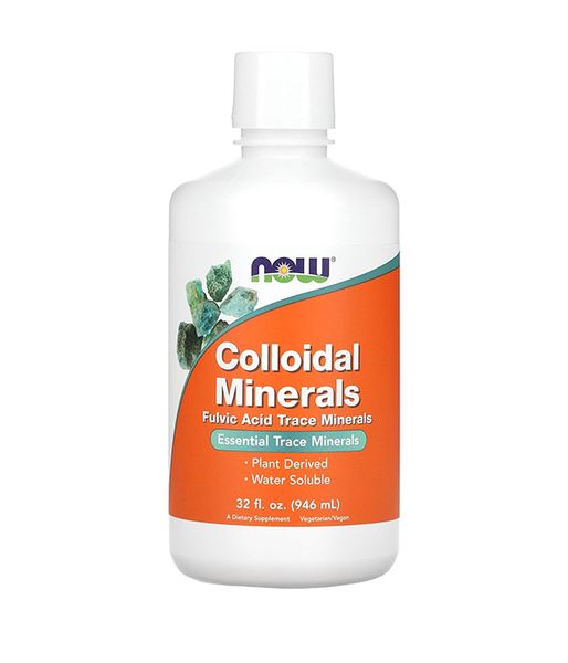 Now Foods Colloidal minerals (Коллоидные минералы), 946 мл NOW-01405 фото