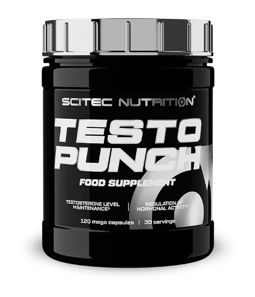 Scitec Nutrition Testo Punch (Бустер тестостерону), 120 капс. Scitecnutrition-27 фото