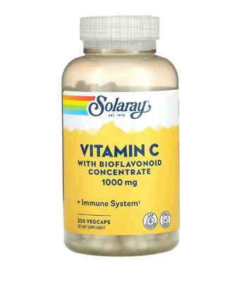 Solaray Vitamin C with Bioflavonoid Concentrate (Витамин С и биофлавоноидный концентрат) 1000 мг, 250 вег.капс. SOR-04441 фото