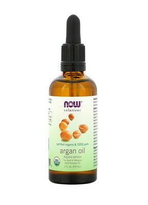 Now Foods Argan OIL ORGANIC (АРГАНОВОЕ МАСЛО), 59 мл NOW-07734 фото