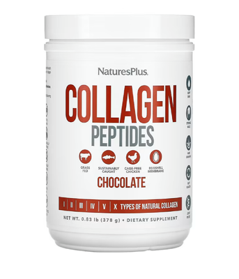 NaturesPlus Collagen Peptides (Коллагеновые пептиды) со вкусом шоколада, 378 г NAP-45967 фото