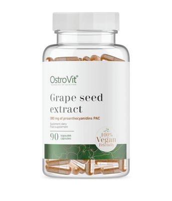 OstroVit Grape Seed Extract (Экстракт виноградных косточек), 90 капс. Ostrovit-76 фото