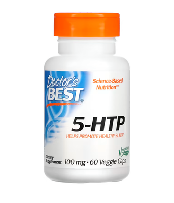 Doctor's Best Best 5-HTP (5-HTP, 5-гидрокси L-триптофан) 100 мг, 60 вег.капс. DRB-00077 фото