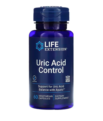 Life Extension Uric Acid Control, 60 вег.капс. LEX-19216 фото