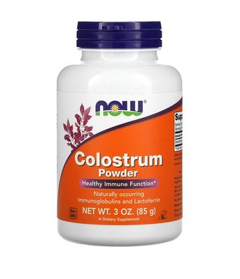 Now Foods COLOSTRUM POWDER PURE Колострум (лактоферин), 85 г NOW-03214 фото