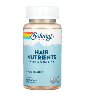 Solaray Hair Nutrients, 60 вег.капс. Sol-004559678 фото