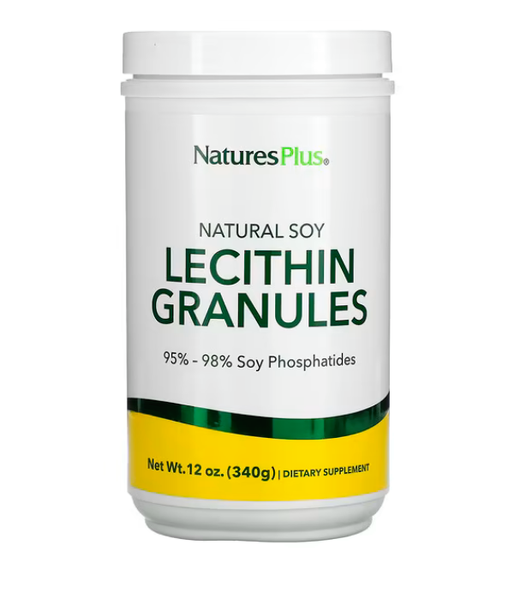 Nature's Plus Lecithin Granules Natural Soya (Лецитин із сої), 340 г NAP-04210 фото