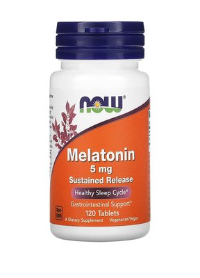 Now Foods Melatonin (Мелатонін) 5 мг, 120 Tablets NOW-03554 фото