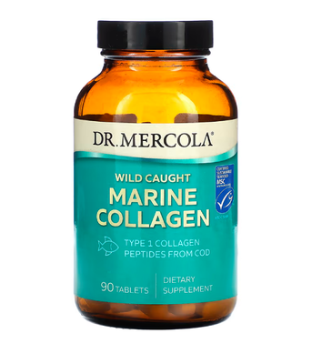 Dr.Mercola Marine Collagen (Морський колаген), 90 таб. MCL-03273 фото