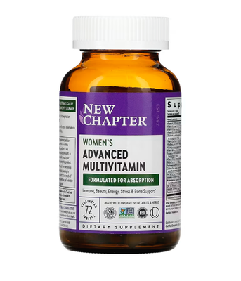 New Chapter Women's Advanced Multivitamin (Мультивитамины для женщин), 72 вег.таб. NCR-00303 фото