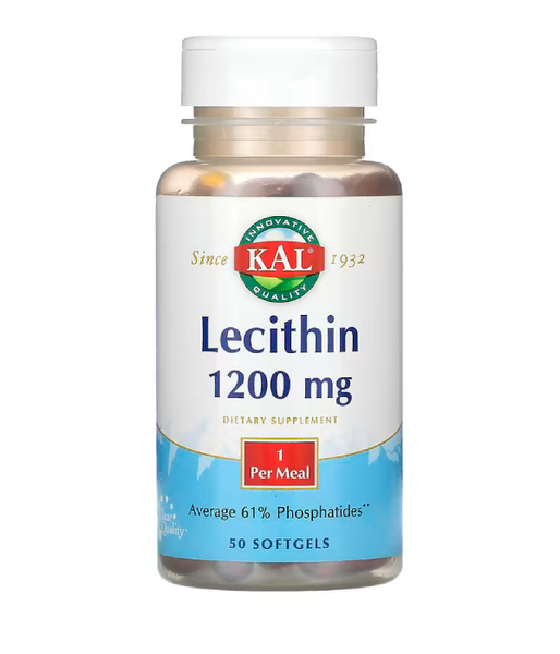 KAL Lecithin (Лецитин) 1200 мг, 50 таб. CAL-36539 фото