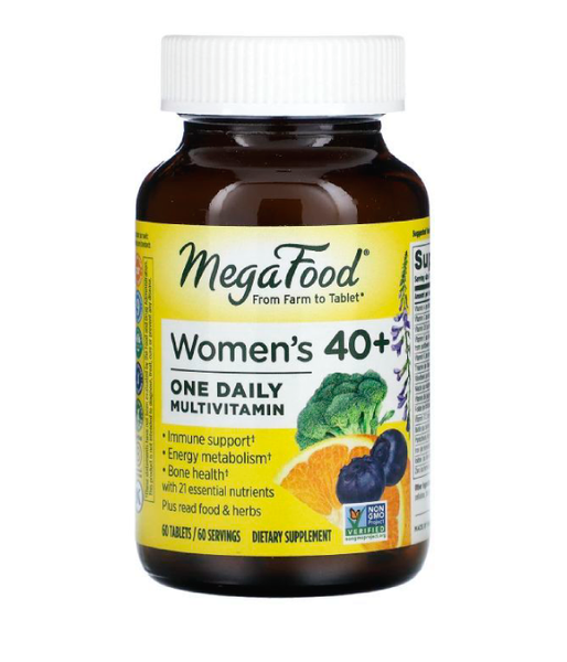 MegaFood Women Over 40 One Daily (Вітаміни для жінок 40+), 90 таб. MGF-10267 фото