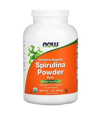 Now Foods SPIRULINA POWDER (Спирулина), 454 г NOW-02714 фото