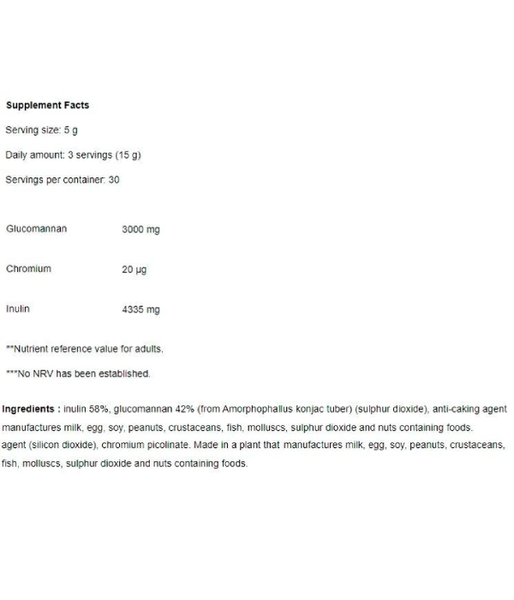 BiotechUSA Glucomannan + Chromium (Глюкоманан с Хромом), 225 г BiotechUSA-87 фото