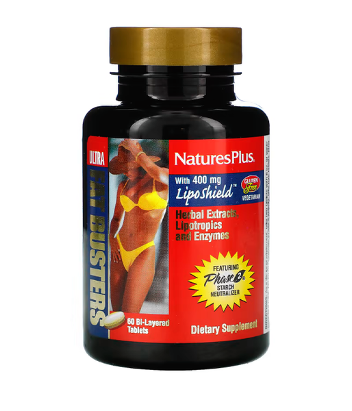 Nature's Plus Ultra Fat Busters (Жиросжиг), 60 двухслойных.таб NAP-04338 фото