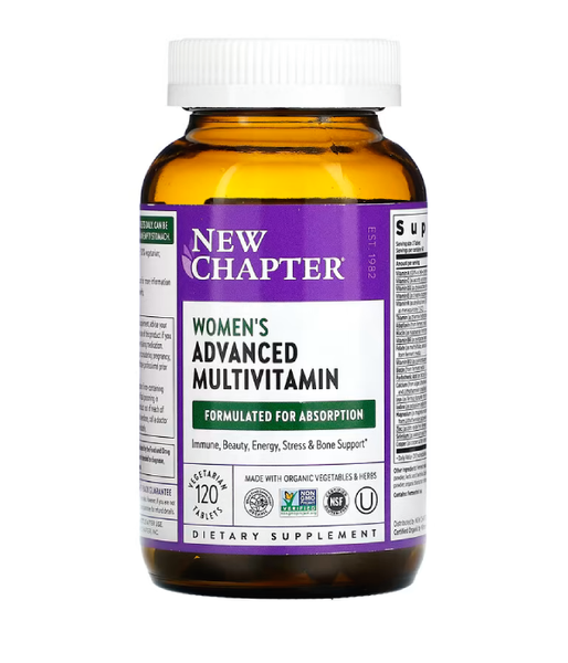 New Chapter Women's Advanced Multivitamin (Мультивитамины для женщин), 120 вег.таб. NCR-00304 фото