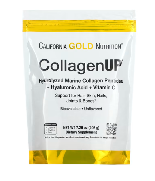 California Gold Nutrition CollagenUP Unflavored (Коллаген UP без ароматизаторов), 206 г CGN-01033 фото