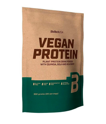 BiotechUSA Vegan Protein, без смаку, 500 г BiotechUSA-22 фото