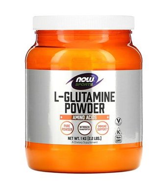 Now Foods L-GLUTAMINE POWDER (L-глютамин), 1 кг NOW-00222 фото