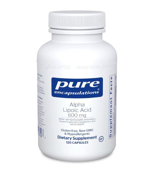 Pure Encapsulations Alpha Lipoic Acid (Альфа-липоевая кислота) 600 мг, 120 капс. PE-00700 фото