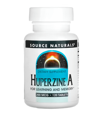 Source Naturals Huperzine A (Витамины для мозга) 200 мкг, 120 таб SNS-01931 фото