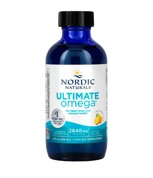 Nordic Naturals Ultimate Omega (Концентрат рыбьего жира) 2840 мг лимонный вкус, 119 мл NOR-01793 фото