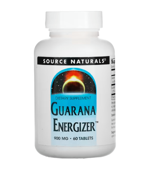 Source Naturals Guarana Energizer (Гуарана) 900 мг, 60 таб. SNS-01819 фото