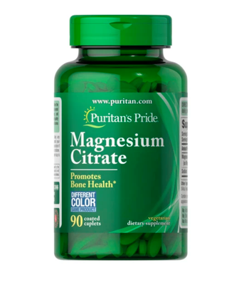 Puritan's Pride Magnesium Citrate 400 мг, 90 капс Pur-001 фото