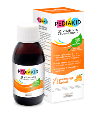 Pediakid 22 Vitamins & minerals (Мультивитамины для детей), 125 мл PED-00258 фото