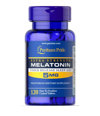 Puritan's Pride Melatonin 5 мг, 120 таб Pur-002 фото