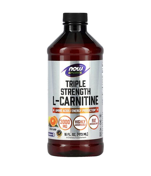 Now Foods CARNITINE LIQUID 3000 мг, 473 мл NOW-00064 фото