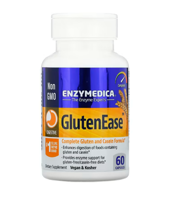 Enzymedica, GlutenEase (Ферменты для переваривания глютена), 60 капс. ENZ-26200 фото