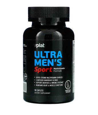 VPLab Ultra Men's Sport Multivitamin (Мультивитамины для мужчин), 90 капс. VPB-54130 фото