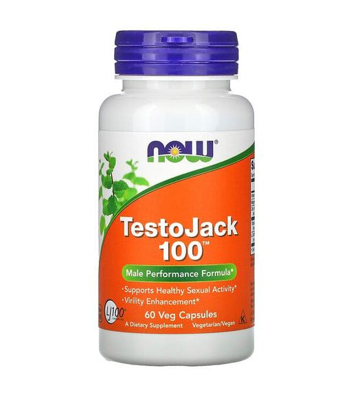 Now Foods TESTO JACK (Репродуктивное здоровье мужчин) 100, 60 вег.капс NOW-02168 фото