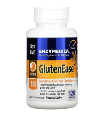 Enzymedica, GlutenEase (Ферменты для переваривания глютена), 120 капс. ENZ-26201 фото
