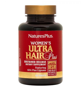 Nature's Plus Women's Ultra Hair Plus (Витамины женские для волос), 60 таблеток NAP-04833 фото