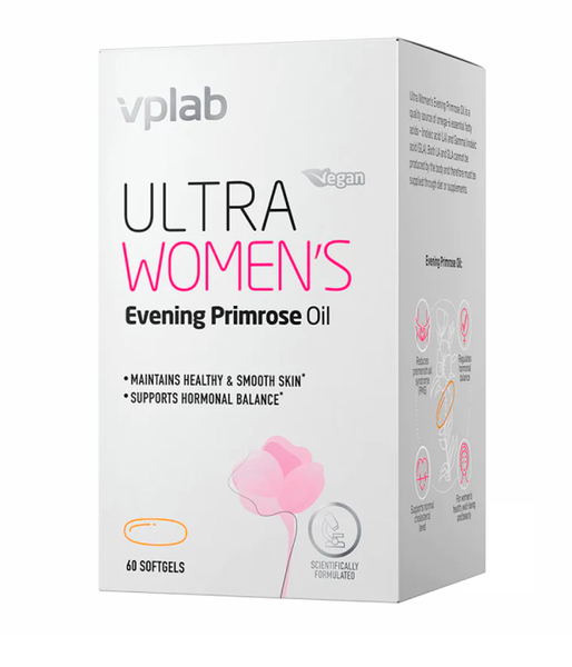 VpLab Ultra Women's Evening Primrose oil (Масло примулы вечерней), 60 капс. VpLab-18 фото