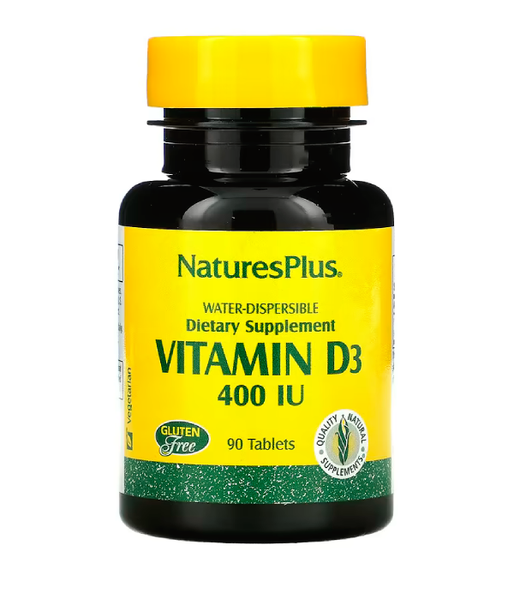 Nature's Plus Vitamin D3 400 IU, 90 таб. NAP-00991 фото