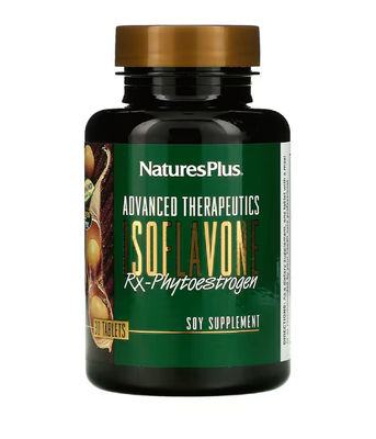 Nature's Plus Advanced Therapeutics Isoflavone Rx-Phytoestrogen (Соевые изофлавоны), 30 таб. NAP-04987 фото