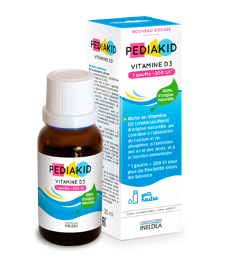 Pediakid Vitamin D3 400 IU (Витамин D3 для детей) 20 мл PED-02184 фото