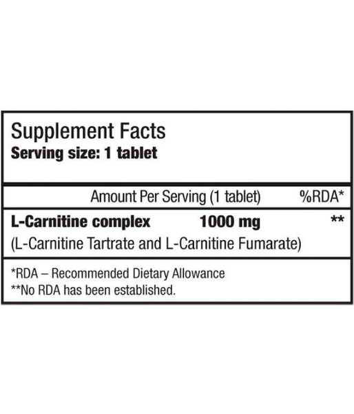 BiotechUSA L-Carnitine 1000 мг, 30 таб. BiotechUSA-48 фото