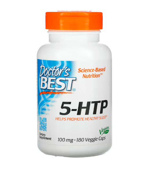 Doctor's Best Best 5-HTP (5-HTP, 5-гидрокси L-триптофан) 100 мг, 180 вег.капс. DRB-00312 фото