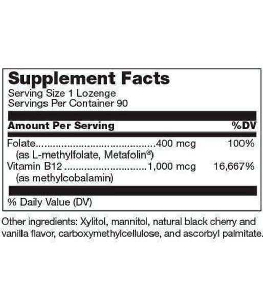 Douglas Laboratories Methyl B12 Plus (Метил В12 плюс), 90 жув.таб. DOU-97770 фото