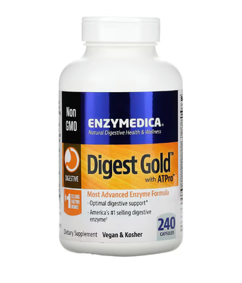 Enzymedica Digest Gold with ATPro (Ферменты для пищеварения), 240 капс. ENZ-27210 фото