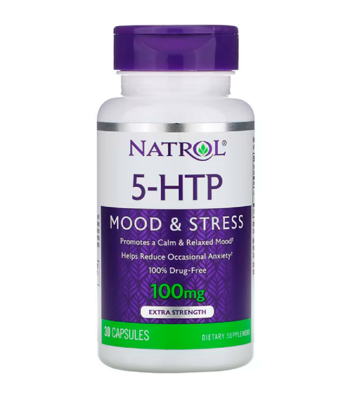 Natrol 5-HTP (5-гидрокситриптофан) 100 мг, 30 капс. NTL-04093 фото