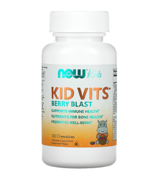 Now Foods KID VITS-BERRY BLAST (Вітаміни для дітей ), 120 жув. таб NOW-03882 фото