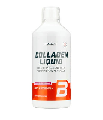 BiotechUSA Collagen Liquid (Жидкий коллаген), лесные ягоды, 1000 мл BiotechUSA-73 фото