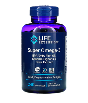 Life Extension Omega Foundations Super Omega-3 (Омега-3 супер), 240 капс. LEX-19862 фото